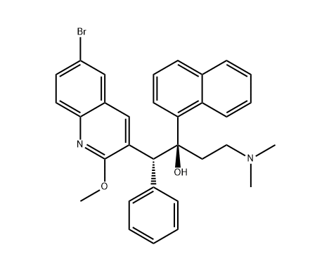 貝達喹啉6溴alpha2二甲基氨基乙基2甲氧基alpha1萘基beta苯基3喹啉