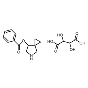 5-氮杂螺[2.4]庚烷-7-苯甲酸酯 酒石酸盐