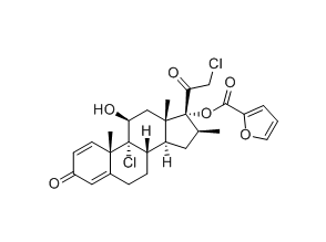 糠酸莫米松杂质17,(8S,9R,10S,11S,13S,14S,16S,17R)-9-chloro-17-(2-chloroacetyl)-11- hydroxy-10,13,16-trimethyl-3-oxo-6,7,8,9,10,11,12,13,14,15,16,17- dodecahydro-3H-cyclopenta[a]phenanthren-17-yl furan-2-carboxylate