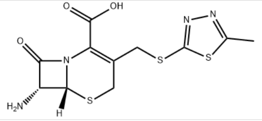 头孢西酮母核,7-Amino-3-[(5-methyl-1,3,4-thiadiazol-2-ylthio)methyl]-3-cephem-4-carboxylic Acid