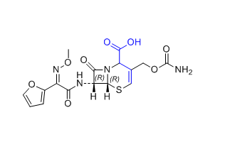 头孢呋辛酯杂质06,(6R,7R)-3-((carbamoyloxy)methyl)-7-((Z)-2-(furan-2-yl)-2-(methoxyimino)acetamido)-8-oxo-5-thia-1-azabicyclo[4.2.0]oct-3-ene-2-carboxylic acid