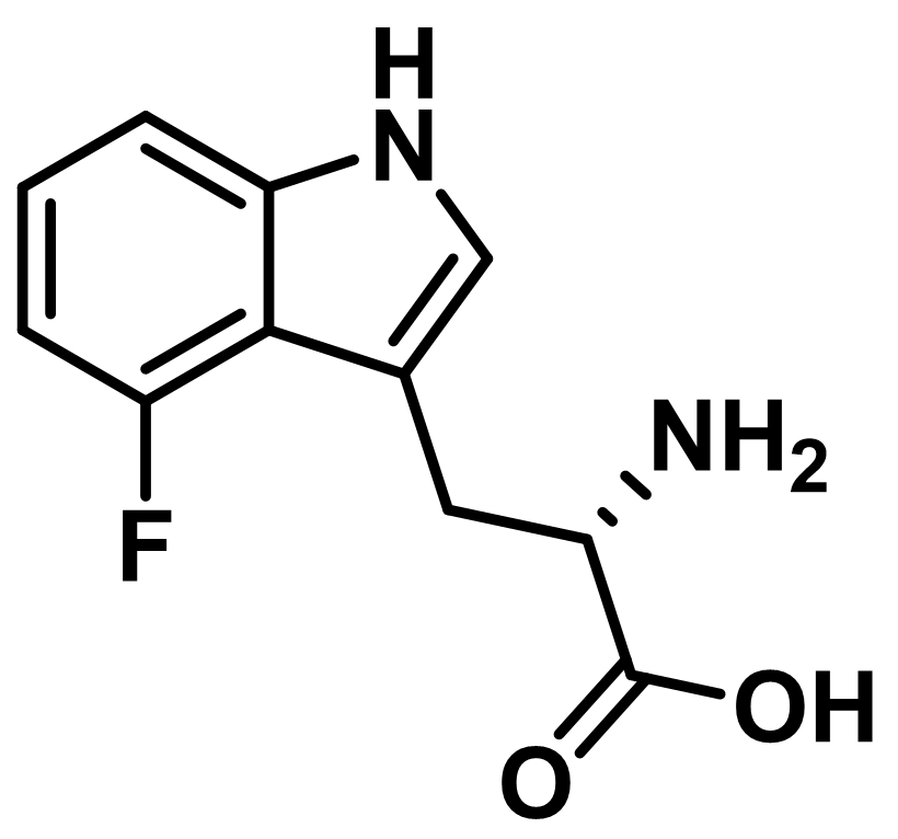 L-4-氟色氨酸,(2S)-2-amino-3-(4-fluoro-1H-indol-3-yl)propanoic acid