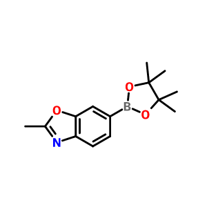 2-甲基苯并噁唑-6-硼酸頻哪醇酯,2-Methyl-6-(4,4,5,5-Tetramethyl-1,3,2-Dioxaborolan-2-Yl)Benzo[D]Oxazole