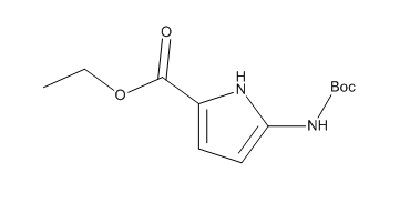 1H-Pyrrole-2-carboxylic acid, 5-[[(1,1-dimethylethoxy)carbonyl]amino]-, ethyl ester,1H-Pyrrole-2-carboxylic acid, 5-[[(1,1-dimethylethoxy)carbonyl]amino]-, ethyl ester