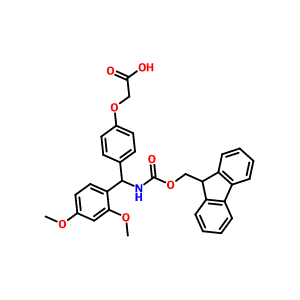 4-[(2,4-二甲氧基苯基)(FMOC-氨基)甲基]苯氧乙酸