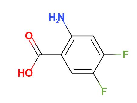 2-氨基-4,5-二氟苯甲酸,2-Amino-4,5-difluorobenzoic acid