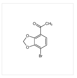 1-(7-溴苯并并[d][1,3]二氧杂环戊烯-4-基)乙-1-酮,1-(7-bromo-1,3-benzodioxol-4-yl)Ethanone