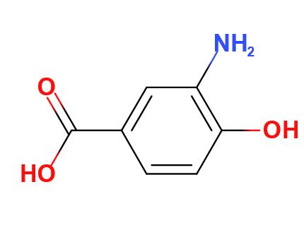 3-氨基-4-羟基苯甲酸,3-amino-4-hydroxybenzoic acid