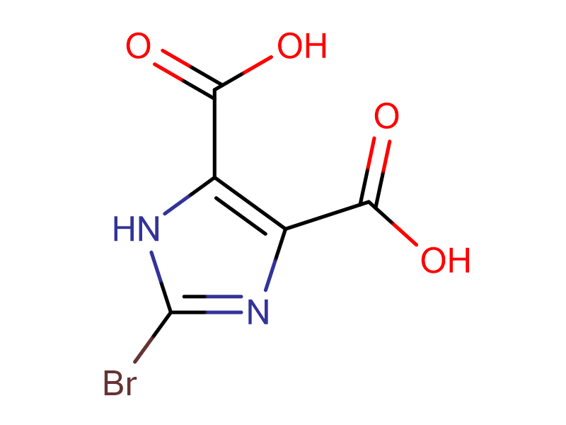 2-溴-1H -咪唑-4,5-二羧酸,2-broMo-1H-iMidazole-4,5-dicarboxylic acid