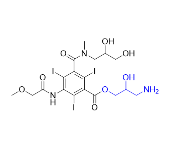 碘普羅胺雜質03,3-amino-2-hydroxypropyl 3-((2,3-dihydroxypropyl)(methyl)carbamoyl)-2,4,6-triiodo-5-(2-methoxyacetamido)benzoate