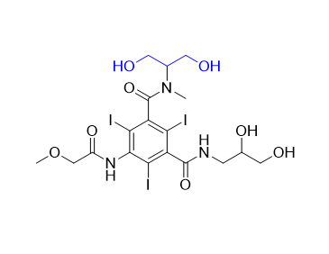 碘普羅胺雜質(zhì)05,N1-(1,3-dihydroxypropan-2-yl)-N3-(2,3-dihydroxypropyl)-2,4,6-triiodo-5-(2-methoxyacetamido)-N1-methylisophthalamide