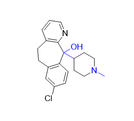 氯雷他定杂质09,8-Chloro-5,6-dihydro-11-hydroxy-11-(1-methylpiperidin-4-yl)-11H-benzo [5,6]cyclohepta[1,2-b]pyridine
