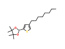 4-正辛基-2-(4,4,5,5-四甲基-1,3,2-二氧硼戊环-2-基)噻吩,4-n-Octyl-2-(4,4,5,5-tetramethyl-1,3,2-dioxaborolan-2-yl)thiophene