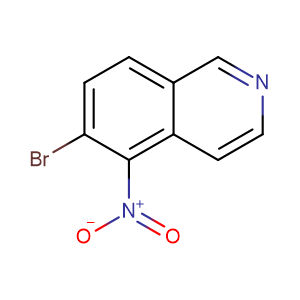 6-溴-5-硝基异喹啉,6-BROMO-5-NITRO-ISOQUINOLINE