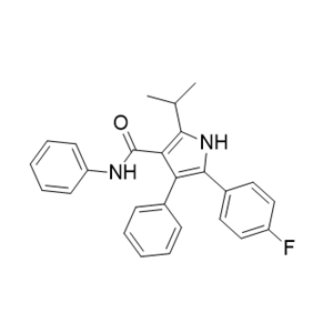 阿托伐他汀钙杂质76,5-(4-fluorophenyl)-2-isopropyl-N,4-diphenyl-1H-pyrrole-3-carboxamide