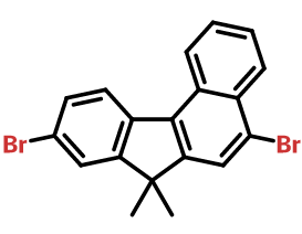 5,9-二溴-7,7-二甲基-7H-苯并(C)芴,5,9-dibromo-7,7-dimethyl-7H-benzo[c]fluorene
