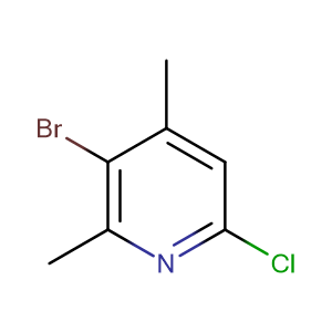 3-溴-6-氯-2,4-二甲基吡啶,3-Bromo-6-chloro-2,4-dimethylpyridine