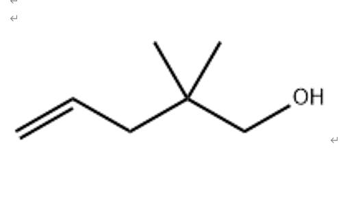 2,2-二甲基戊-4-烯-1-醇,4-Penten-1-ol,2,2-diMethyl-