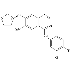 4-[(3-氯-4-氟苯基)氨基]-6-硝基-7-((S)-四氢呋喃-3-基氧基)-喹唑啉