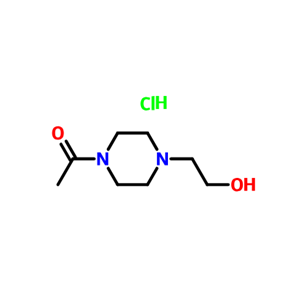 1-乙酰基-4-(2-羟基乙基)哌嗪盐酸盐