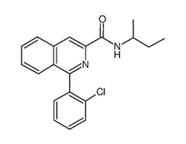 3-异喹啉甲酰胺,1-(2-chlorophenyl)-n-(1-methylpropyl)-isoquinoline-3-carboxamide