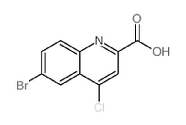 6-溴-4-氯-2-喹啉甲酸,6-Bromo-4-chloroquinoline-2-carboxylic acid