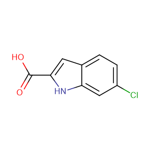 6-氯吲哚-2-甲酸,6-Chloroindole-2-carboxylic acid