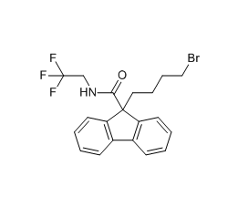 9-(4-溴丁基)-N-(2,2,2-三氟乙基)-9H-芴-9-甲酰胺  洛美他派中间体A,9-(4-broMobutyl)-N-(2,2,2-trifluoroethyl)-9H-fluorene-9-carboxaMide