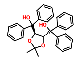 (-)-4,5-双[羟基(二苯基)甲基]-2,2-二甲基-1,3-二氧戊环,(-)-4,5-Bis[hydroxy(diphenyl)methyl]-2,2-dimethyl-1,3-dioxolane