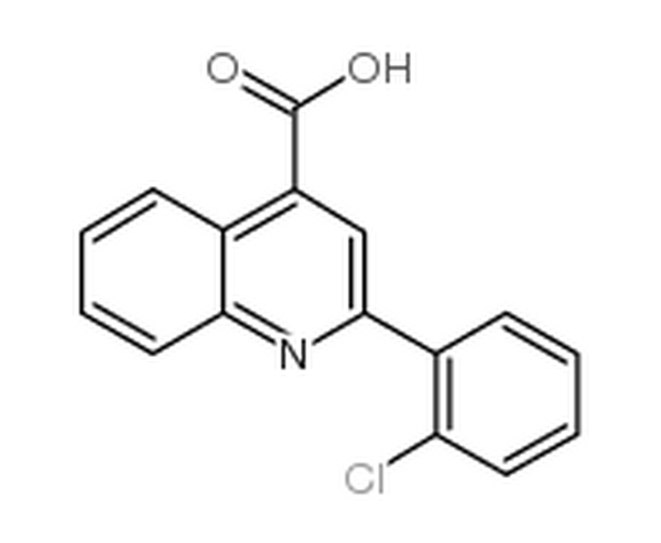 2-(2-氯苯基)-4-喹啉羧酸,2-(2-chlorophenyl)quinoline-4-carboxylic acid