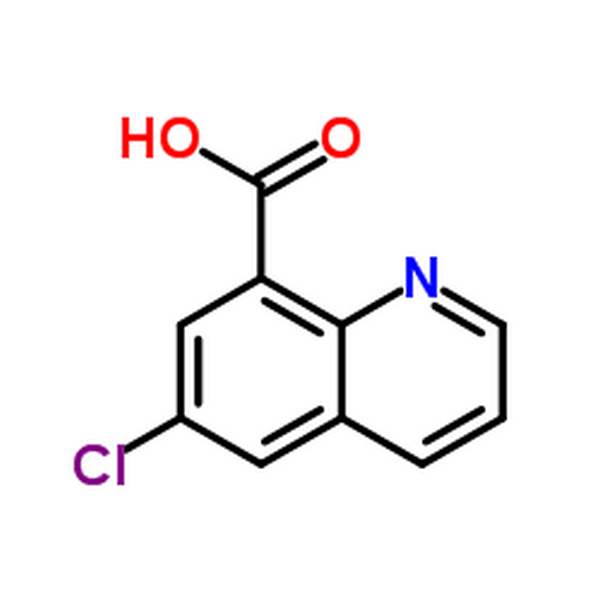 6-氯喹啉-8-羧酸,6-Chloro-8-quinolinecarboxylic acid