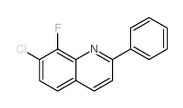 7-氯-8-氟-2-苯基喹啉,7-Chloro-8-fluoro-2-phenylquinoline