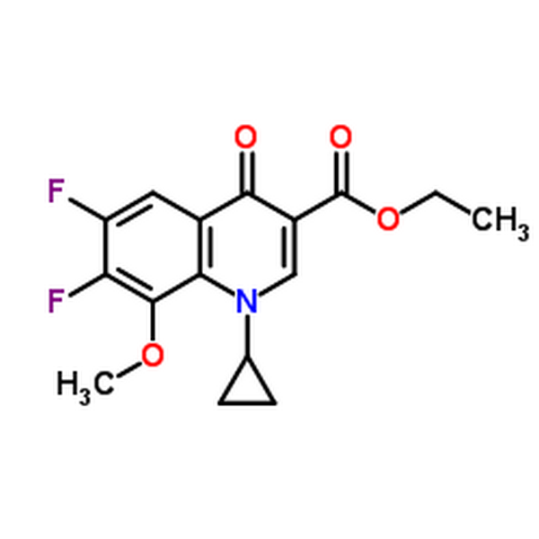 喹啉羧酸乙酯,1-Cyclopropyl-6,7-difluoro-1,4-dihydro-8-methoxy-4-oxo-3-quinolinecarboxylic acid ethyl ester