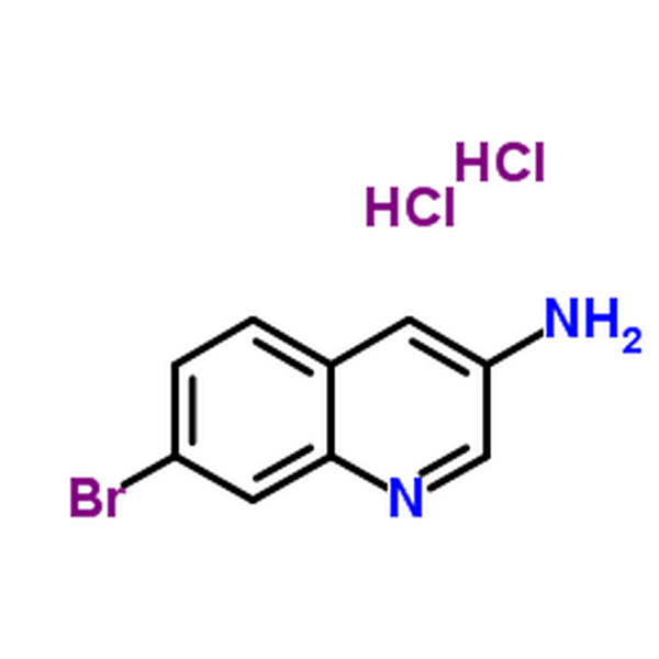 7-溴喹啉-3-胺二盐酸盐,7-Bromo-3-quinolinamine dihydrochloride
