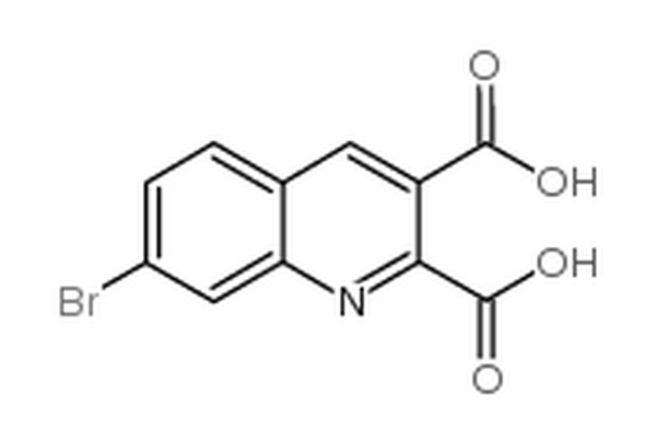 7-溴喹啉-2,3-二羧酸,7-bromoquinoline-2,3-dicarboxylic acid