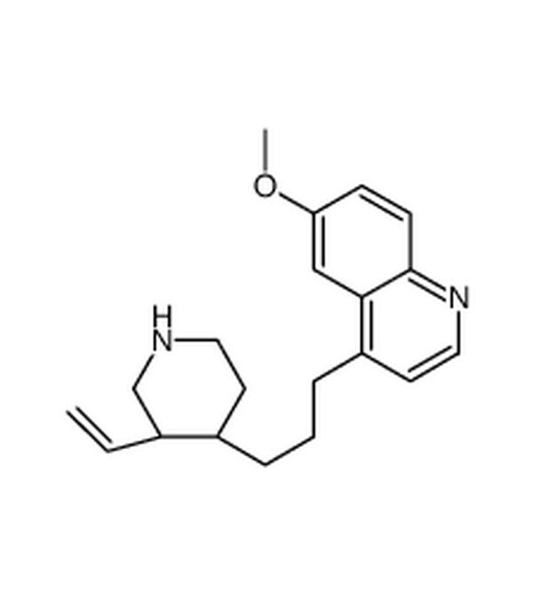 维喹啉,4-[3-(3-ethenylpiperidin-4-yl)propyl]-6-methoxyquinoline