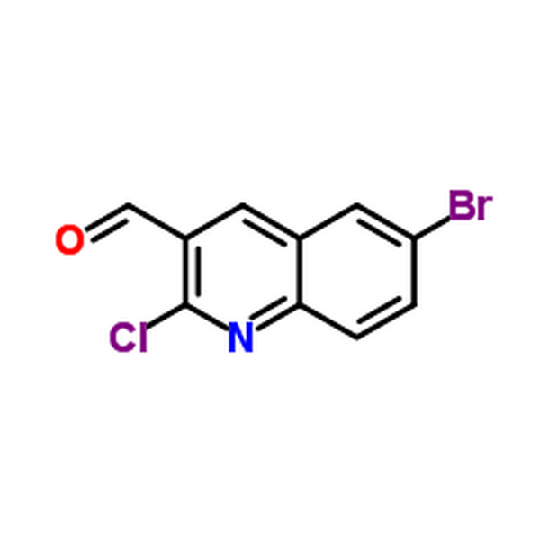 6-溴-2-氯喹啉-3-甲醛,6-Bromo-2-chloro-3-quinolinecarbaldehyde