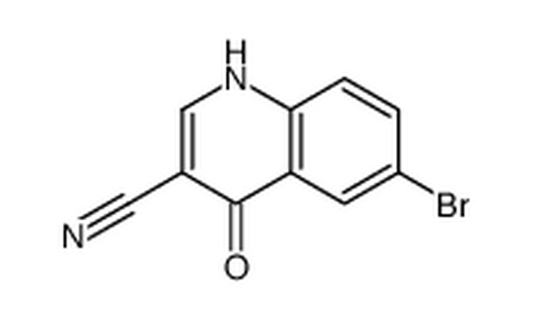 6-溴-4-羟基喹啉-3-甲腈,6-Bromo-4-oxo-1,4-dihydro-3-quinolinecarbonitrile