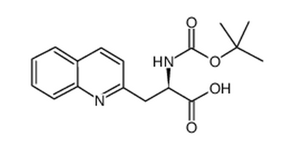 Boc-D-2-喹啉基丙氨酸,boc-beta-(2-quinolyl)-d-ala-oh