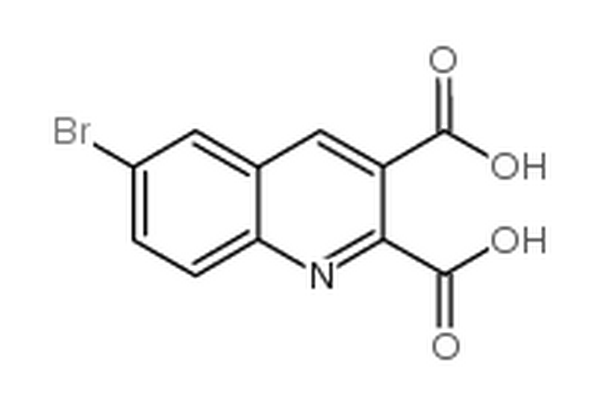 6-溴喹啉-2,3-二羧酸,6-bromoquinoline-2,3-dicarboxylic acid