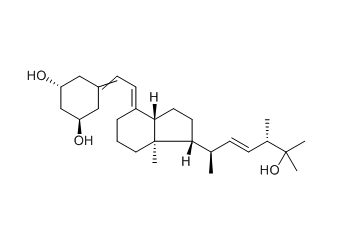 帕立骨化醇,(1R,3R)-5-(2-((1R,3aS,7aR,E)-1-((2R,5S,E)-6-hydroxy-5,6-dimethylhept-3-en-2-yl)-7a-methyloctahydro-4H-inden-4-ylidene)ethylidene)cyclohexane-1,3-diol