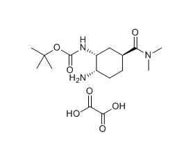 ((1R,2S,5S)-2-氨基-5-(二甲基氨基羰基)环己基氨基)甲酸叔丁酯草酸盐,tert-butyl ((1R,2S,5S)-2-amino-5-(dimethylcarbamoyl)cyclohexyl)carbamate oxalic acid