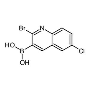B-(2-溴-6-氯-3-喹啉)硼酸