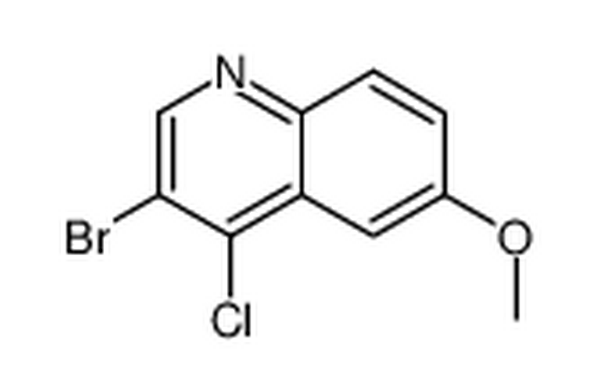 4-溴-3-氯-6-甲氧基喹啉,3-bromo-4-chloro-6-methoxyquinoline