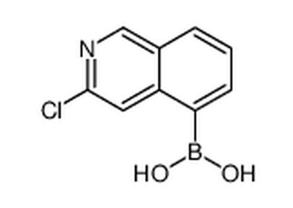 B-(3-氯-5-异喹啉)硼酸,(3-chloro-5-isoquinolyl)boronic acid