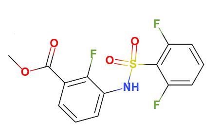 達帕菲尼中間體,methyl 3-{[(2,6-difluorophenyl)sulfonyl]amino}-2-fluorobenzoate