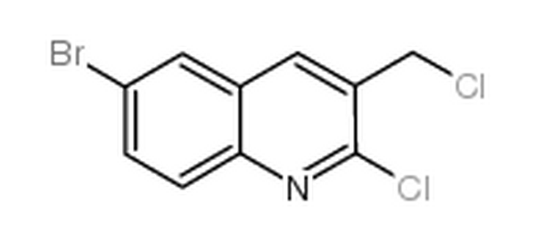 6-溴-2-氯-3-氯甲基喹啉,6-bromo-2-chloro-3-(chloromethyl)quinoline