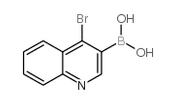 4-溴喹啉-3-硼酸,(4-bromoquinolin-3-yl)boronic acid