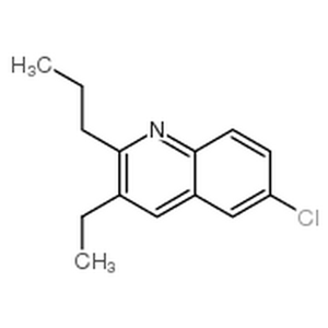 6-氯-3-乙基-2-丙基喹啉,6-chloro-3-ethyl-2-propylquinoline
