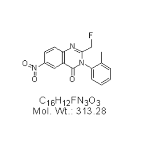2-(氟甲基)-3-(2-甲基苯基)-6-硝基-3H-恶唑啉-4-酮,2-(fluoromethyl)-6-nitro-3-o-tolylquinazolin-4(3H)-one